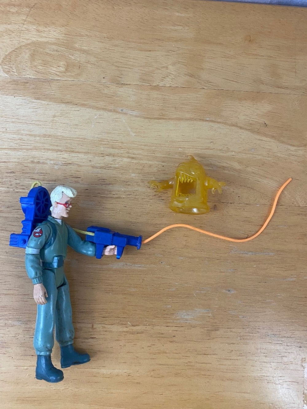 Complete Vintage 1989 Kenner The Real Ghostbusters Series 1 Egon Spengler Figure